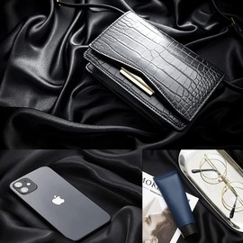 Yiemoge Satin Photography Background Silk, Glossy Fabric Cloth Backdrops for Goods, Crafts, Jewelry, Cosmetics, Food Photoshoot and Flat Lay (Black, 4.9×3.3ft/150×100cm)