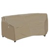 Heavy Duty Outdoor Sectional Sofa Cover, 85"X85" Waterproof 100% 600D