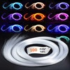 RGBW PMMA Plastic End Glow Fiber Optic Cable 0.75mm(0.03in) Roll