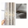 Amidoudou 1 Pair Luxury European Curtains with Valance for Living