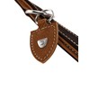 HUNTER Training Leash Tara Number 15/200 Juchten Leather, Dark Brown/Cognac