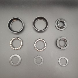 ZZRSDAN Black 2" Cup Bottom Bracket Set, One-Piece Bottom Bracket Cup Set Bearings Included