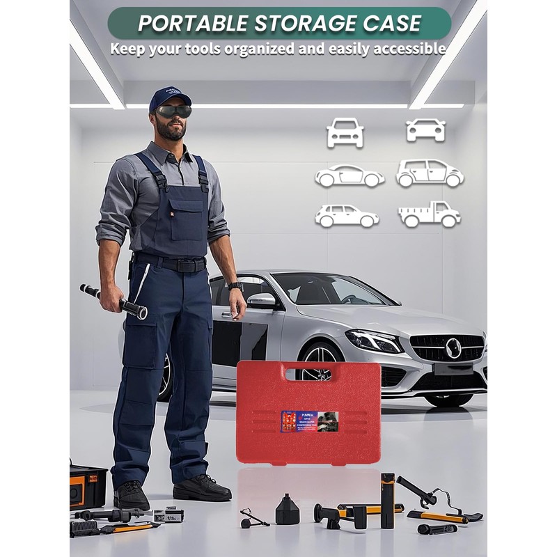 Punmew Brake Caliper Compression Tool 24-Piece Heavy Duty Disc Brake