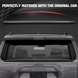 FOMIUZY Rear Tailgate Liftgate Trunk Hatch Car Outer Door Window Moulding Sweep Felt Trim Seal Weather Stripping Compatible with Toyota 4Runner 2010-2023 Replace 68292-35041