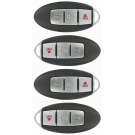 CCIYU Smart Key Fob 2010-2014 Fit for Nissan Cube 1.8L,Keyless Entry Remote 2011-2017 Fit for Nissan Juke 1.6L(fits Part CWTWB1U808,285E31KM0D)