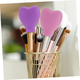 6 Piezas Estuche Para Brochas De Maquillaje De Silicona Fundas Protectoras Para Cabezal De Maquillaje Para Guardar y Organizar Brochas De