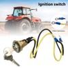 Ignition Key Starter Switch with 2 Keys Fits for Massey