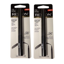 Pack of 2 Revlon Colorstay Brow Tint, Soft Black 715