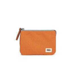 Roka Carnaby Small Sustainable Canvas Atomic Orange Purse