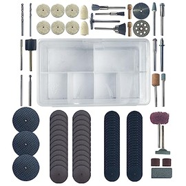 Tilswall 110-Piece Universal Rotary Tool Multi-Purpose Accessory Set Compatible with Dremel Multifunctional Tools, 3.2 mm Shank Rotary Tool Set for Grinding, Polishing, Sharpening, Drilling and
