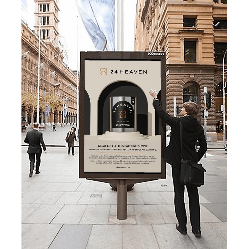 24Heaven Half Caff Instant Coffee Granules