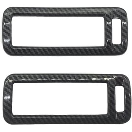 Medoon Carbon Fibre Style B-Pillar Air Vent AC Cover Air Conditioning Outlet Trim Frame Compatible with Kia EV6 2021 2022 2023 Accessories for Right Hand Drive