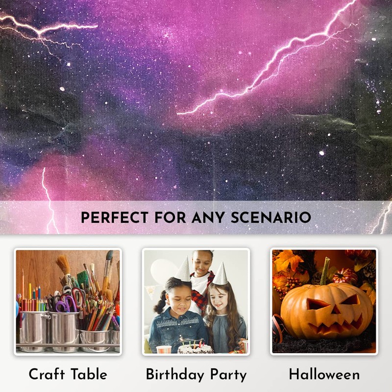 Totely Starry Night Table Cover Pack Of 6-180cm x 120cm