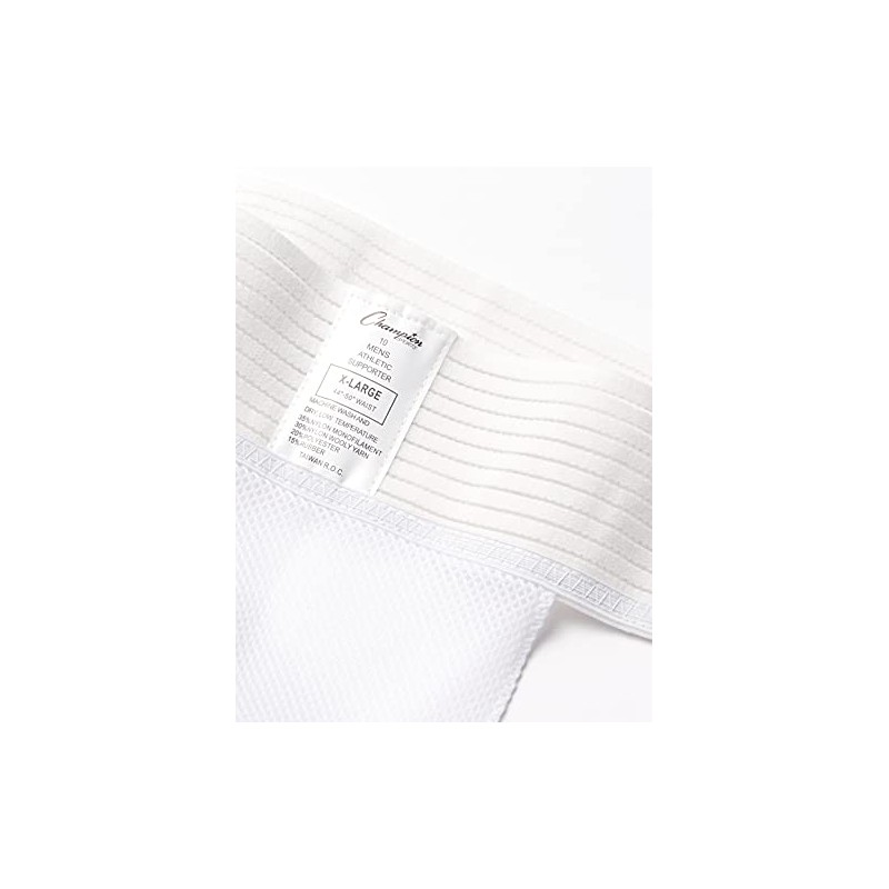 Champion Sports Herren Athletic Supporter, Herren, 10LG, weiß, Large