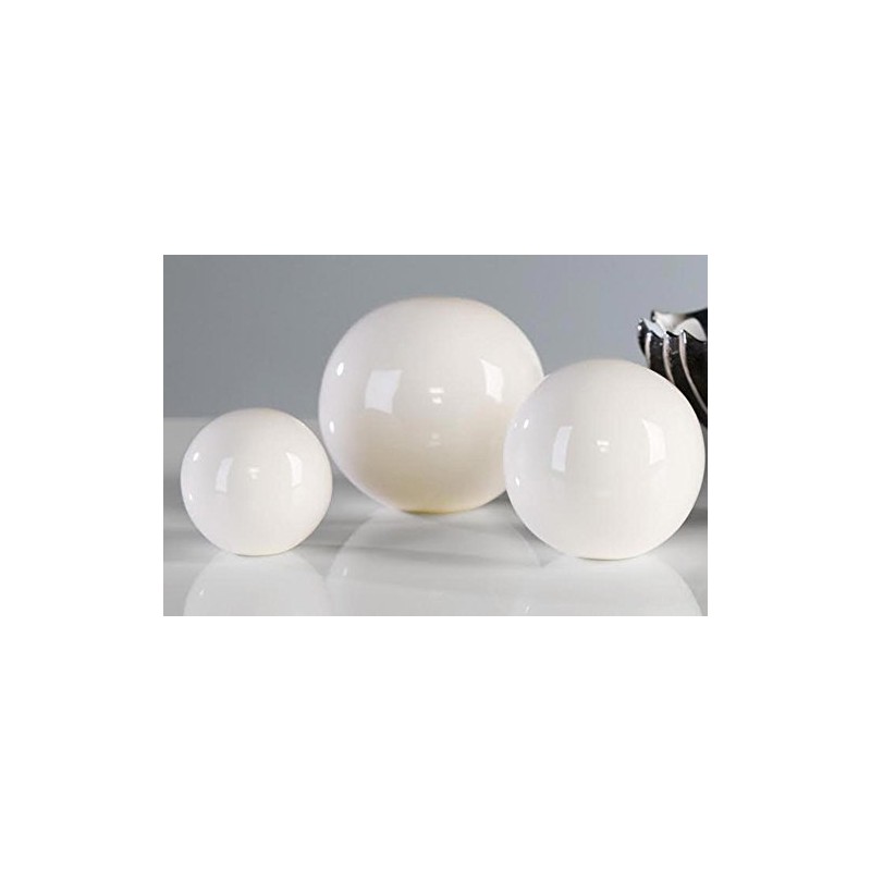 CASABLANCA Decorative Ball Set Of 3 White Ball White