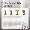 Belt Clips for Dewalt, 6pcs 304 Stainless Steel Drill Tool
