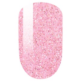 LeChat - Perfect Match Gel Polish - Ice Princess - Bubblegum Pink with Glitter Finish - (0.5 Ounce) - Easy Application - Soak Off Formula