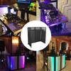 Sidasu DJ Facade Booth Table 40" x 20"-Portable with Black&White