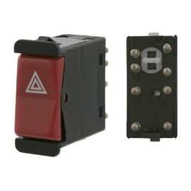 febi bilstein 24199 Hazard Light Switch Red