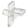 Prime-Line U 10136 1/4 In., Clear Plastic, Shelf Support Peg