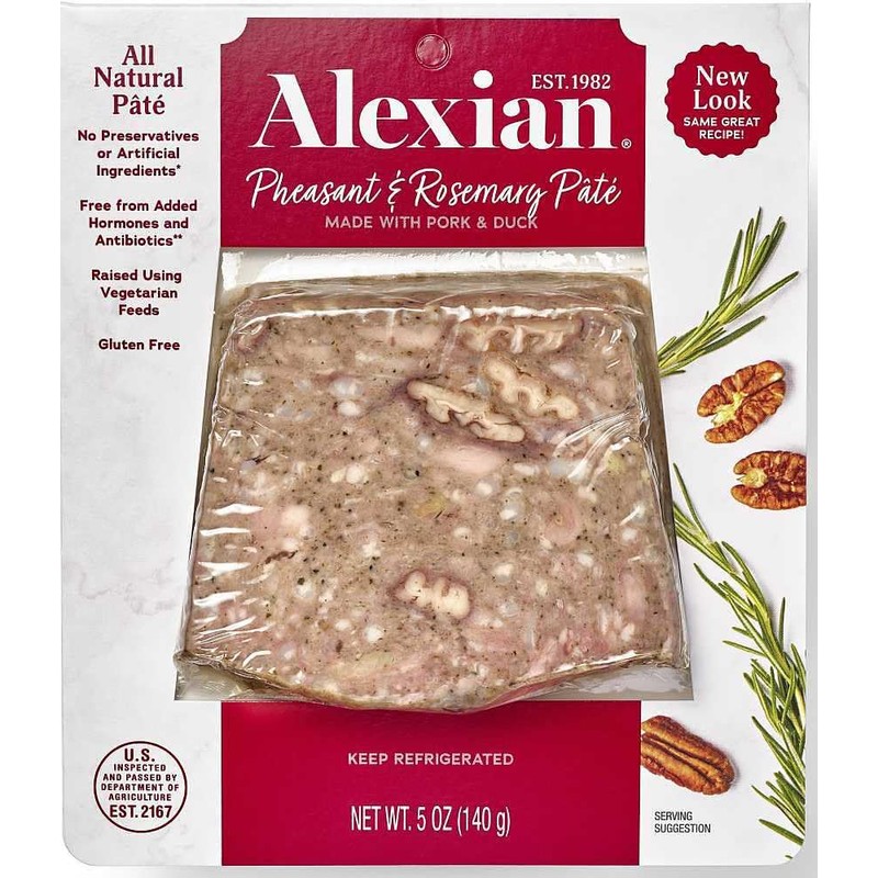Alexian Rosemary Pheasant Duck Pate 5 oz, 6 Pack