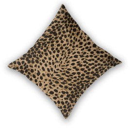 Duduho Leopard Skin Wild Animal Print Throw Pillow Cover Set of 2 Decorative Square Pillowcase Throw Cushion Case for Bedroom, Living Room, Sofa, Couch and Bed, 22 x 22 Inches