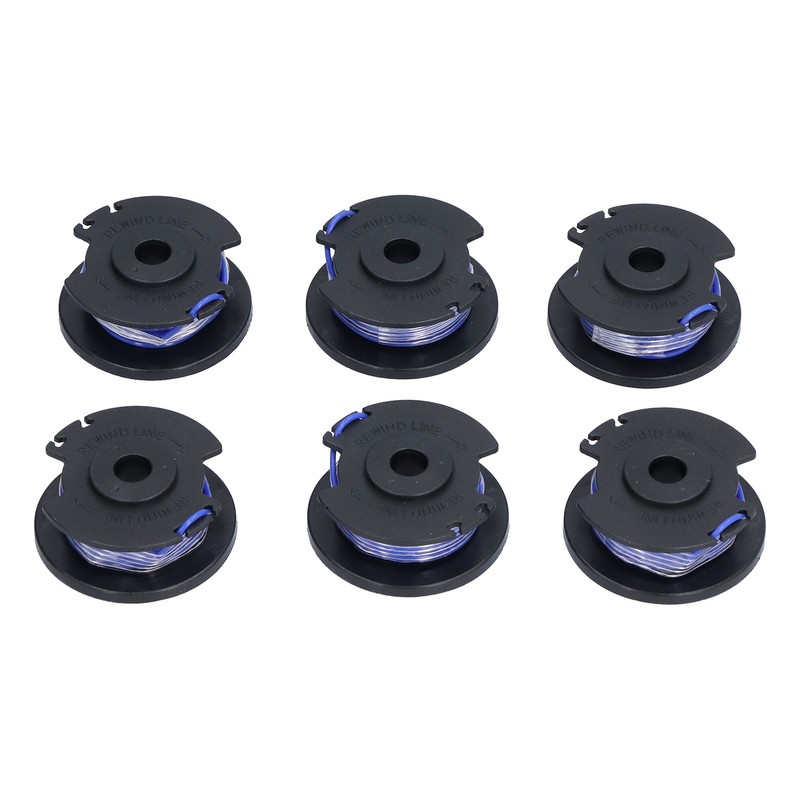 6PCS String Trimmer Replacement Spool Line for Ryobi 18/24/40V Weeder
