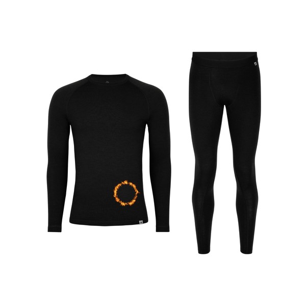 Danish Endurance Conjunto de Capa Base Térmica de Lana Merino