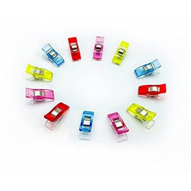 ALFA Set of 12 Colourful Sewing Clips