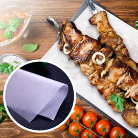 Wachspapier für Lebensmittel 100 Blatt, 33 x 23cm Käsepapier Wasserdicht und Öl Brotpapier Nicht Klebrig Deli Papierblätter Einweg Wrap Papier für Sandwich, Pommes Frites, Burger, Kuchen