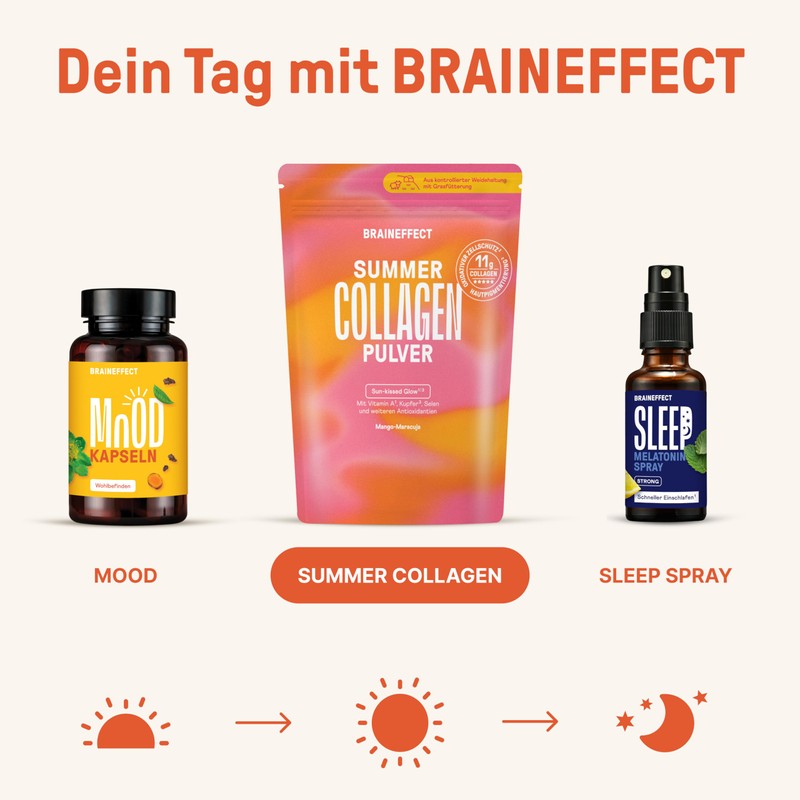 BRAINEFFECT Summer Collagen Powder for Food & Drinks Peptide Type