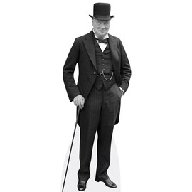 Winston Churchill (Cane) Mini Size Cutout