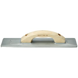 Kraft Tool CF066 Sand Cast Magnesium Hand Float with Wood Handle, 16 x 3-1/4-Inch