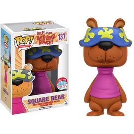 Square Bear (NYCC 2000pcs Exc): Fun ko Pop! Animation Vinyl Figure & 1 Compatible Graphic Protector Bundle (137 - 09496 - B)