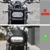 HIYOYO Motorcycle Headlight Fairing Cover Front Head Light Bezel Trim