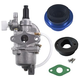JOIQEXJ 44mm 47cc 49cc Carburetor Carb Mini ATV Quad Air Filter Stack Carburetor Carb for 2 Stroke 47cc 49cc Mini ATV Quad Dirt Pocket Bike