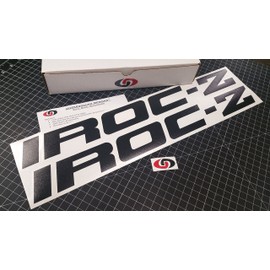UNDERGROUND DESIGNS IROC-Z Third Gen Camaro Door Decal Kit Flat Black
