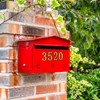 Gold Mailbox Numbers for Outside,2 Inch 3D Mail Box Numbers,Self