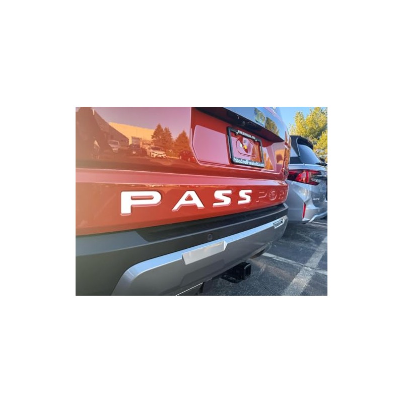 LimitlessParts Rear Inserts Tailgate Letters Compatible with 2025 2026 Passport