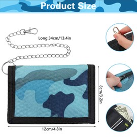 Herbst Children's Boys Wallet Black, blue, Classic