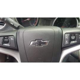 Z3 2018-2021 Chevy TAHOE Steering Wheel 3D CARBON FIBER Decal Overlay Vinyl Bowtie