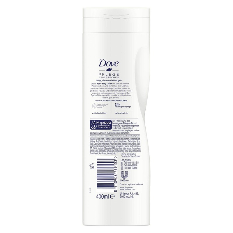 Dove Body Lotion Hydro Care 400 ml