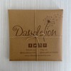 Dandelion - Diamond Pattern - Set of 2 Naturally-Dyed Cotton