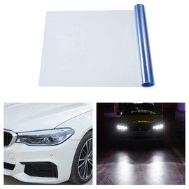 TOMALL 78.7''x12'' Light Blue Vinyl Film for Car Headlight Taillight Fog Lights Tint Self Adhesive Decals Sports Modification Car Stickers (Light Blue)