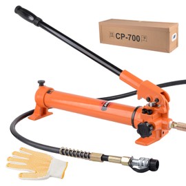 HZLZRZ CP-700 Hydraulic Pump Hand Operated Pump Hydraulic Hand Pump Manual Pump for Porta Power and Jack (1000psi) (HZ-700)