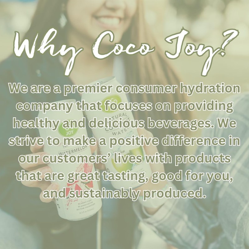 CoCo Joy 100% Natural Watermelon Juice, (12-Pack) Low-Calorie Watermelon Drink