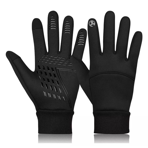 Warm Winter Gloves, Anti Slip Touchscreen Gloves Windproof and Water