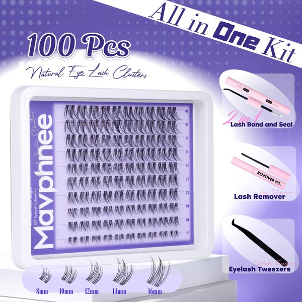 Lash Clusters Kit Natural Lashes Clusters Wispy Eyelash Clusters Eyelash