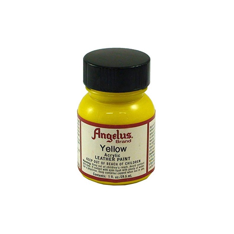 Angelus Acrylic Leather Paint-1oz.-Yellow