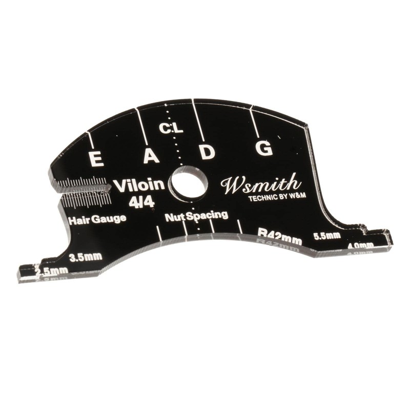 T TOOYFUL Violin Bridge Finger Scraper Carbon Fibre Black Multifunctional
